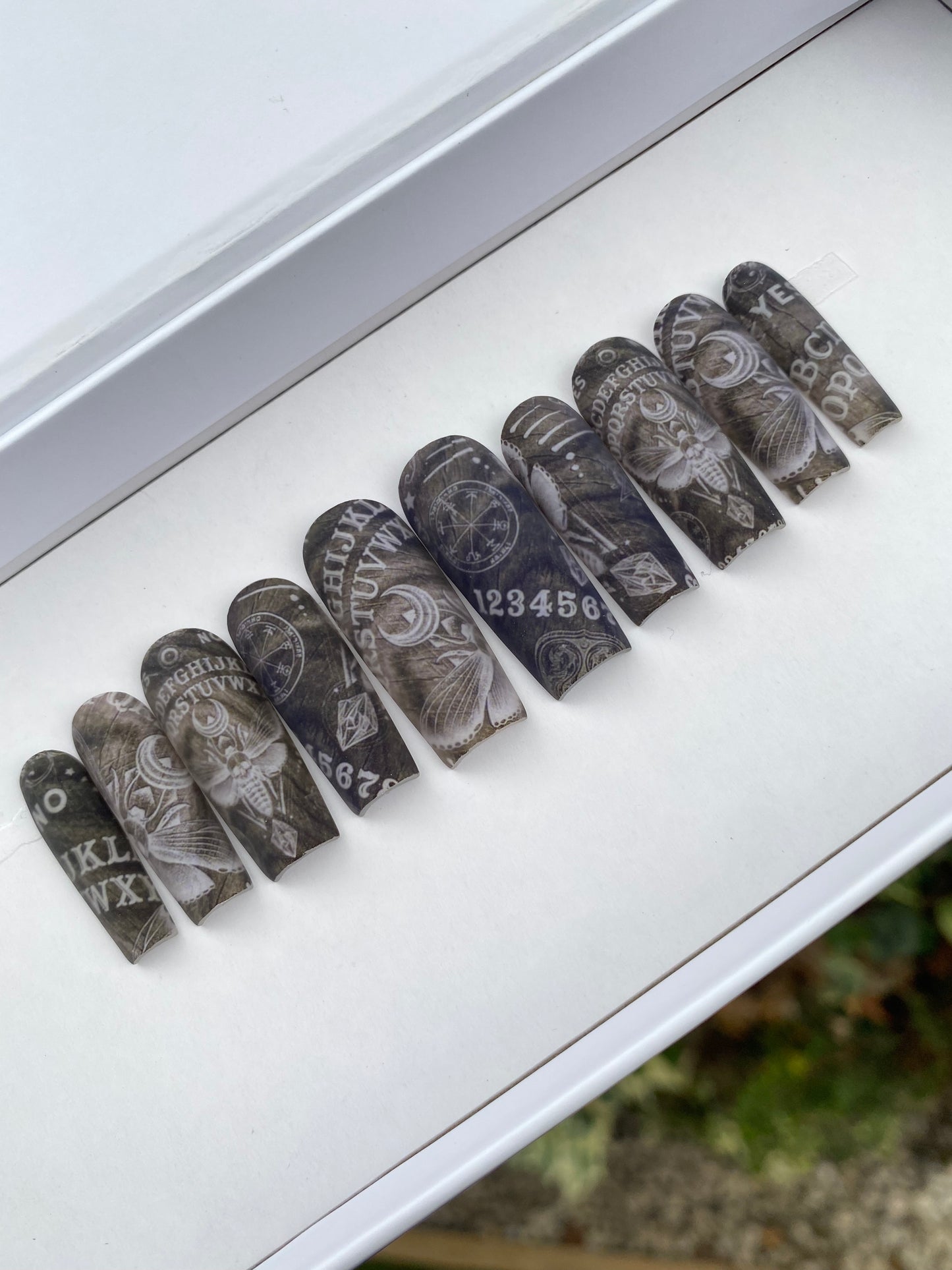 Ouija | Halloween Custom Press On Nails