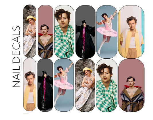 Harry | Waterslide Nail Decals